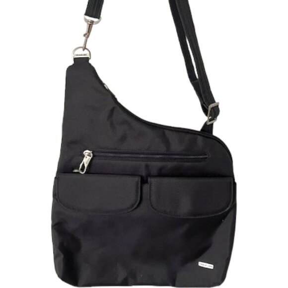 Travelon Anti-Theft Classic Crossbody Bag - Black - 11.5" x 13.5" x 2.25" - Picture 2 of 7